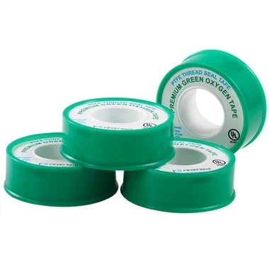 เทปซีลเกลียว Ptfe สายออกซิเจนสีเขียว